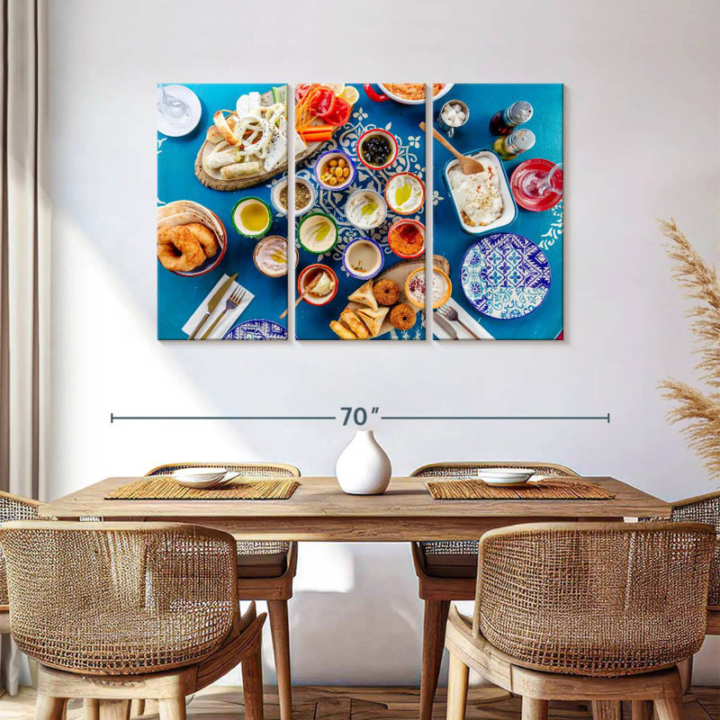 Yarlin Turkish Feast, 36" H x 57" W