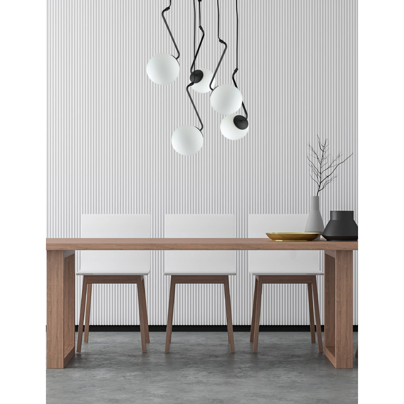 Berek - Light Matte Black Unique/Statement Pendant, 5