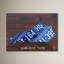 « kentucky license map », impression sur toile tendue-16420153