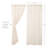 Murtaz 100% Cotton Semi Sheer Curtain Panel Pair-337152568
