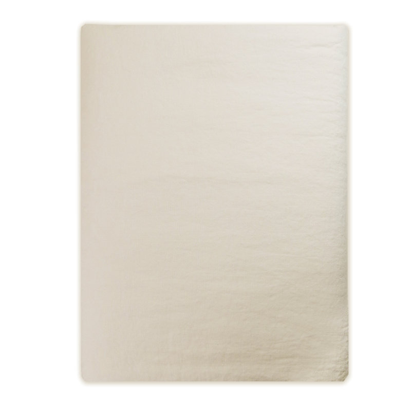 Meloy 100% Linen Flat Sheet, Beige, 240 x 300 cm
