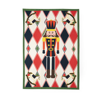 Vintage Christmas Cotton Tea Towel Kitchen Towel