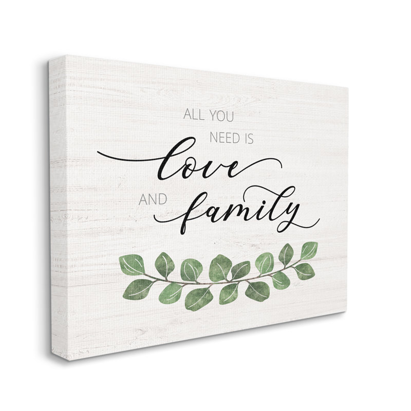 Besoin d'amour et de famille, Plaque murale, H 20 po x l 20 po x P 1,5 po
