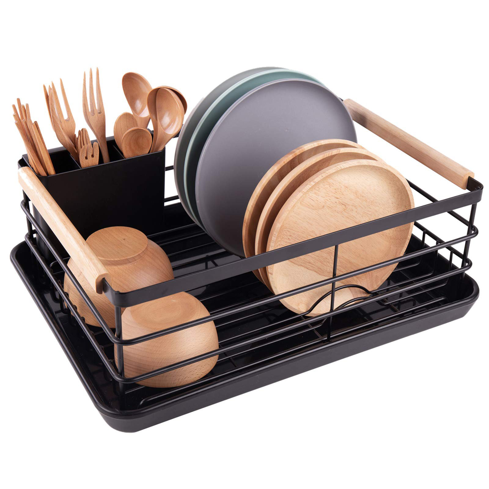 LUXESIT 2-Tier Stainless Steel Dish Rack