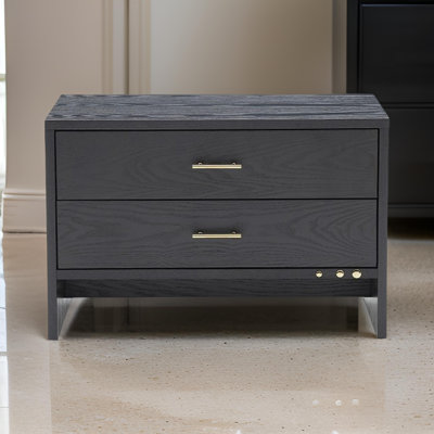 Sille 2 Drawer Nightstand