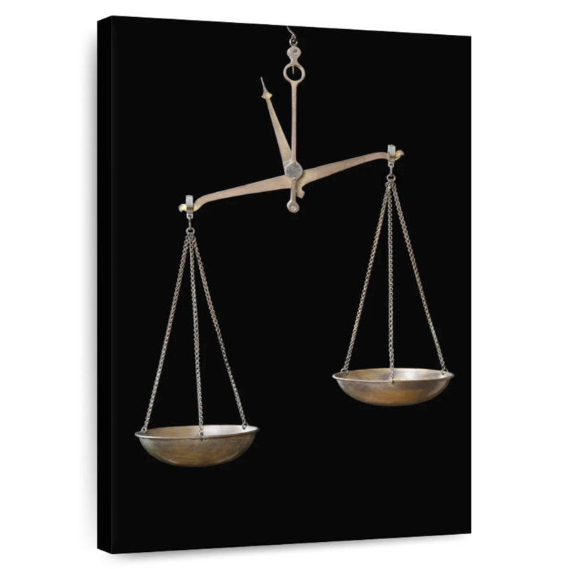 Unbalanced Scale, 48" H x 32" W