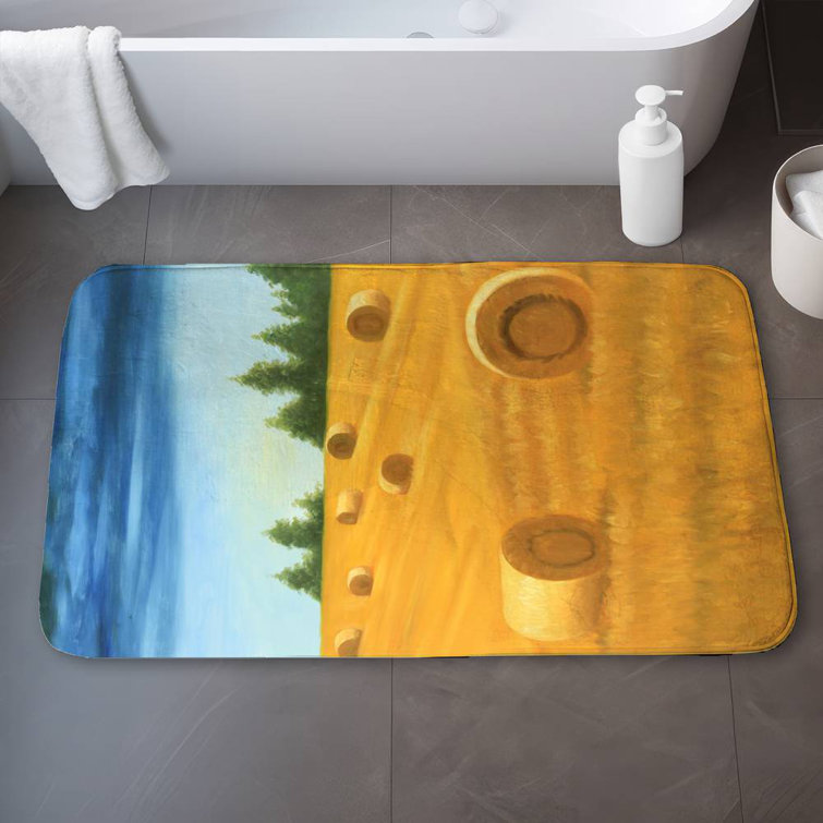 Bless international Blissa Microfiber Bath Mat with Non-Slip