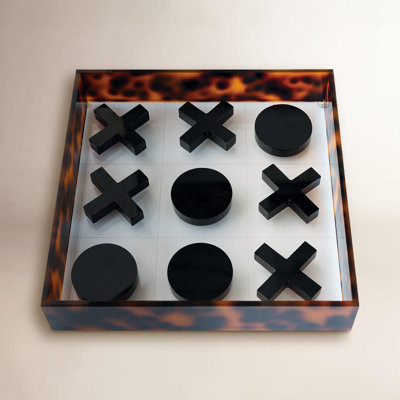 Tic Tac Toe 2 joueurs en acrylique
