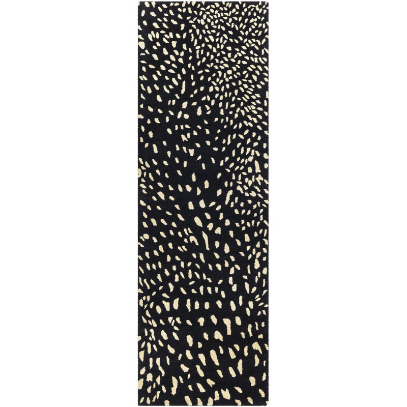 Tapis en laine Bauwine, Tapis de couloir 2 pi 6 po x 8 pi