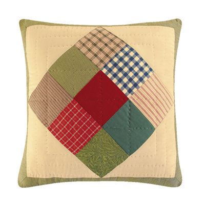 Patch Pinecone Quilted Pillow