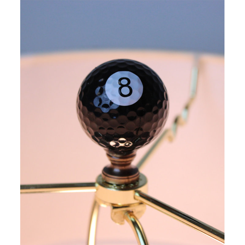 8-Ball Billiard Lamp Finial
