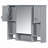 Bathroom Wall Cabinet With Mirror-717464914