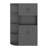 2-in-1 Left-Right Hall Tree Storage Cabinet, 4 Hooks, Freestanding Entryway Cabinet, Black-103607796