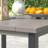 4-Person Patio dining set with Square Metal Dining Table and PVC-coated polyester Swivel Chairs-569864041