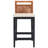 Velga Solid Wood Upholstered Counter Stool -1908621500