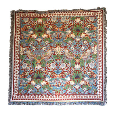 Jeté 100% coton William Morris