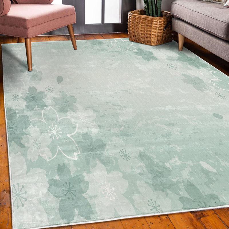 Tapis vert Almond, Rectangle 5 pi 2 po x 7 pi 6 po
