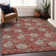 Premium Machine Washable Prisco Red Rug