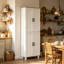 Engineered Wood 4 - Door Rectangle Accent Cabinet