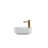 Ceramic Bathroom Sink Countertop - Enhancing Aesthetics White Finish Enhances