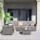 5 - Person Patio Conversation Sets with Cushions