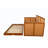 Bruke Daybed with Pop-Up in Honey Includes Mattresses-2117661362