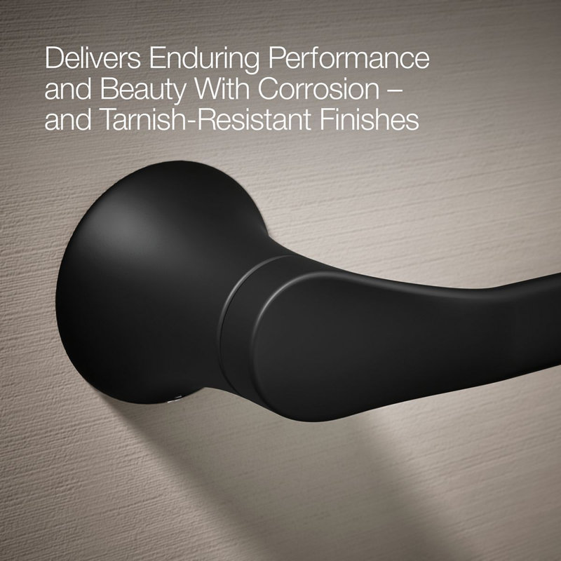Simplice Pivoting Toilet Paper Holder, Matte Black
