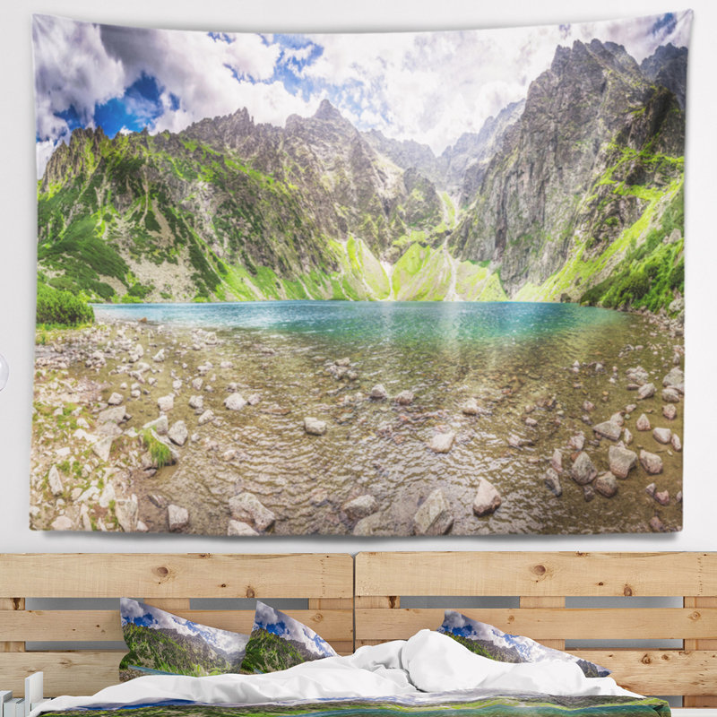 Landscape Polyester Tapestry, 78" H x 92" W
