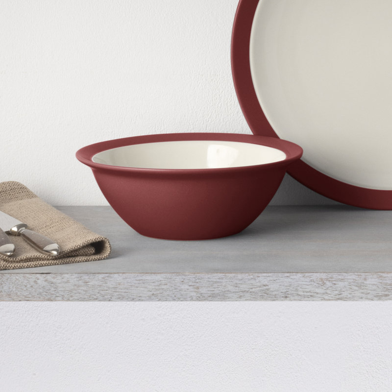 Noritake Colorwave Curve Soup / Céréales, 7 po, 22 oz., Framboise