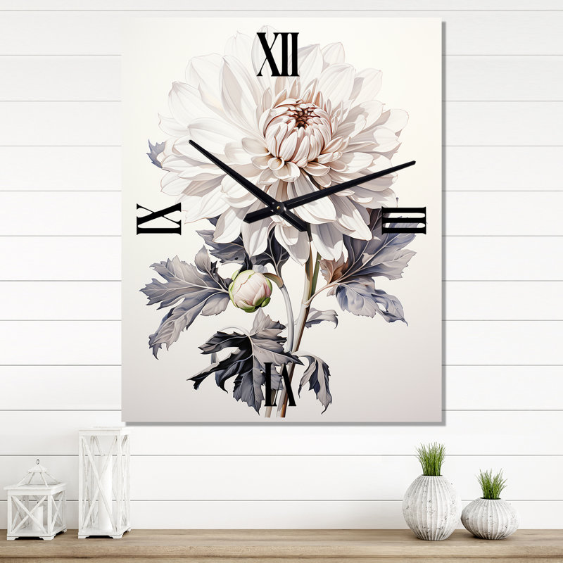 Horloge murale Bellarae - Dahlia, Moyen