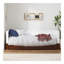Lit de jour simple avec couchette - Structure de canapé-lit en bois massif, capacité de 350 lb, roues verrouillables, multifonctionnel pour le salon, la chambre à coucher et la chambre d'amis