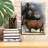 'Angus Cattle' by Barbara Keith, Canvas Wall Art