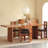 Brown Rectangular Solid Wood Dining Table-59704199