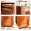 Commode d'appoint style français en bois de cerisier