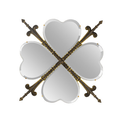 Heraldic Heart Framed Mirror