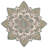 Thompson Novelty Hand Tufted Wool/Cotton Geometric Rug in Beige/Green-45789844