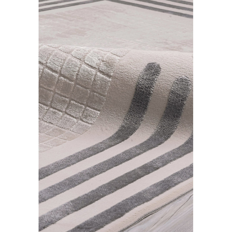 Naysa Solid Colour Area Rug, Rectangle 80 x 150cm