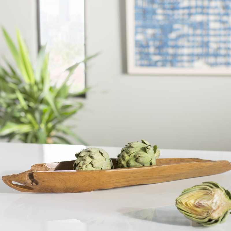 Bol décoratif en bois naturel Privette
