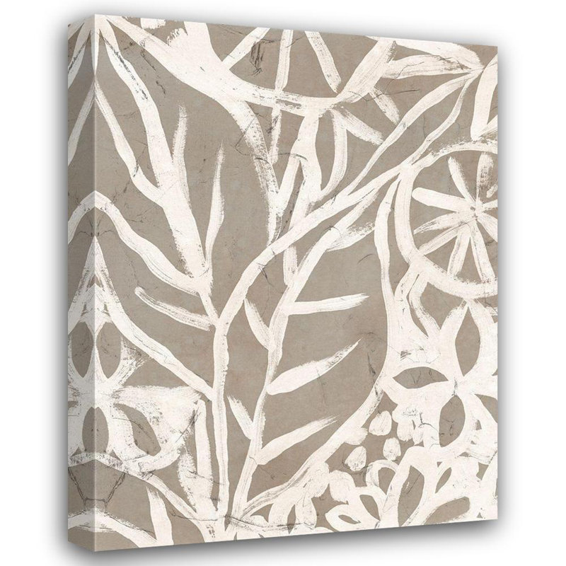 «Dakota Fields Vess, June» par Erica Gallery, art sur toile tendue: Mudcloth Foliage I