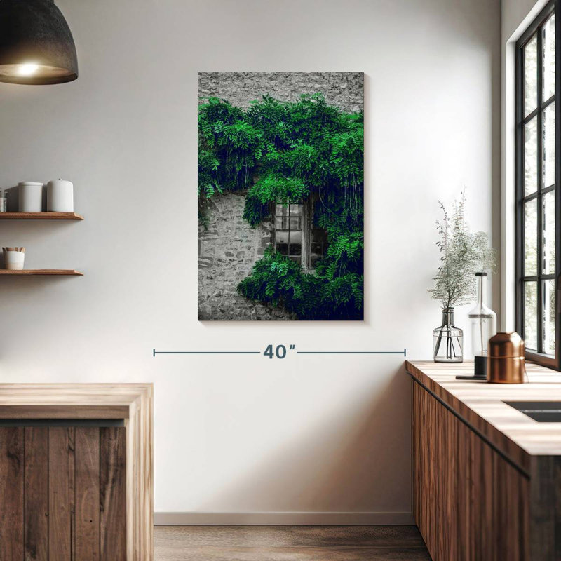 Lilie Botanical Window, 39" H x 26" W