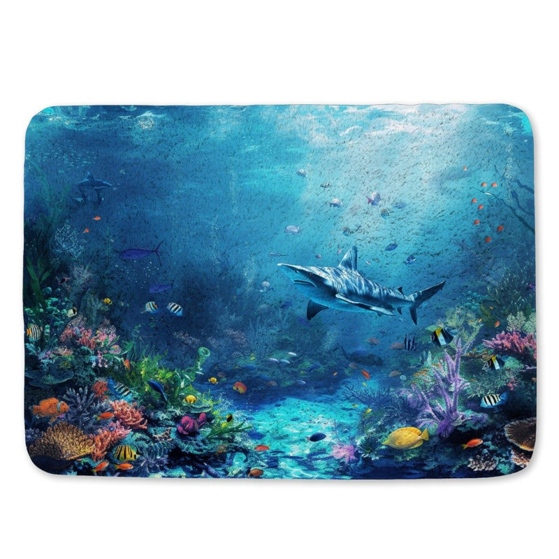 Tapis de bain sous-marin Nature, L 17 po x L 24 po