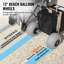 Beach Dolly avec de grandes roues pour le sable, une plateforme de chargement de 29,9 po x 15,4 po, des roues-ballons de 12 po, une capacité de charge de 165 lb