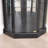 Lighted Corner Curio Cabinet - Elegant Glass Display Case For Living Room & Bar Storage - Perfect For Antique Collections & Wine - Includes Built-In Lighting