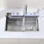 Évier à cuve rétractable à simple cuve à évier à cuve de cuisine en acier inoxydable 304