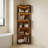 5 Tier Corner Bathroom Storage Shelf With 16 Color + 4 Dynamic Modes LED Lights,L Shaped Freestanding Shelf Stand-1561376137