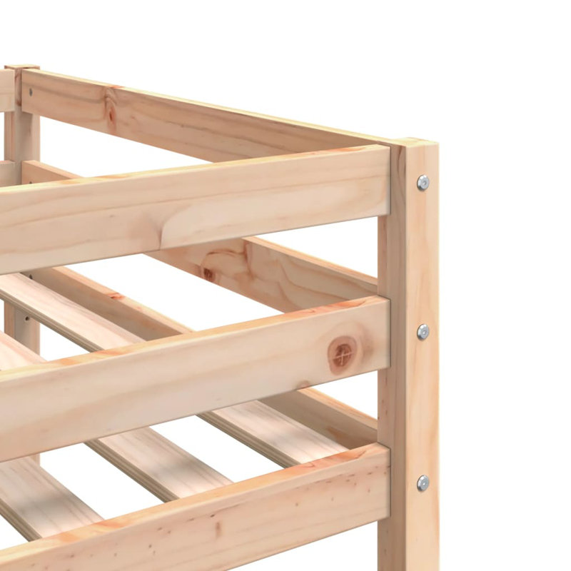 Cartwell Bunk Bed with Trundle Included, Natural, 80 x 200 cm
