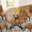Aycide 47.2" Round Dining Table With Storage Shelf, Wooden Tabletop And Metal Base -114394671