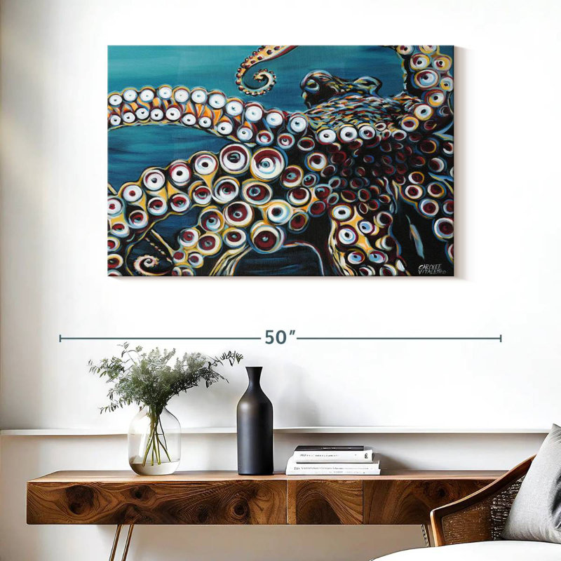 Wild Octopus I, 26" H x 39" W