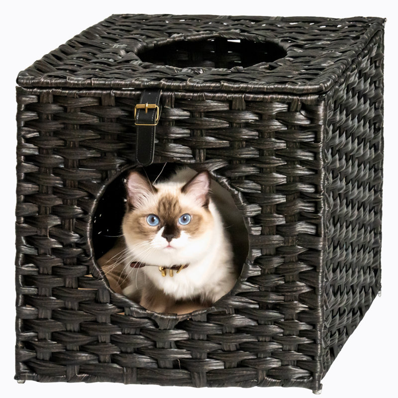 Lit pour chat Bhure, Noir