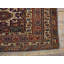 Rectangle Allover Geometric 1890s Blue Antique Hand Knotted Pile Wool Rug